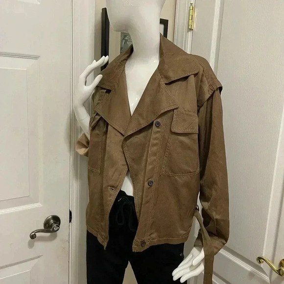 Armani exchange chic cotton jacket with amazing design soft material - Picture 1 of 16